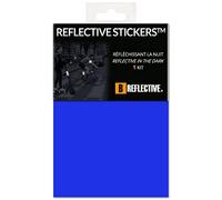 B REFLECTIVE 3M® COLORS™, Cut-out Retro-Reflective Sticker Sheet, Multi Support: Bicycle, Scooter, Motor Scooter, All Helmets, 3M Technology, 20x30 cm, Blue