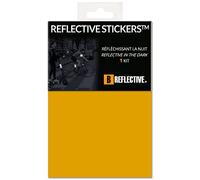 B REFLECTIVE 3M® COLORS™, Cut-out Retro-Reflective Sticker Sheet, Multi Support: Bicycle, Scooter, Motor Scooter, All Helmets, 3M Technology, 20x30 cm, Gold