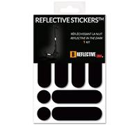 B REFLECTIVE 3M® E-Ride Standard™, Kit of Colored Reflective Stickers for 2 Scooters, Electric Unicycles and Other Personal Motorized Mobility Devices, 3M Technology™, Black