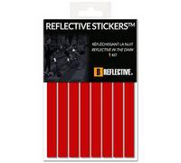 B REFLECTIVE 3M® LINES, Reflective Stripes Kit, Multi-Support: Bicycle, Electric Scooter, Motor Scooter, Electric Unicycle, 3M Technology™, 1x15cm, Ruby Red