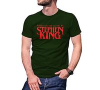 B&S Boutique Based On the Novel By Stephen King Men's Military Green T-Shirt Size S