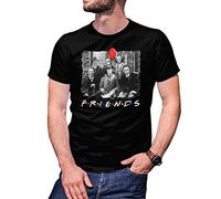 B&S Boutique Halloween Friends Inspired Horror Movie Men's Black T-Shirt Size 3XL