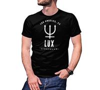 B&S Boutique Lucifer Morningstar TV Show Lux Nightclub Los Angeles Tom Ellis Men's Black T-Shirt Size 3XL