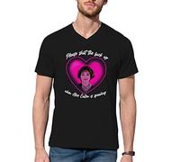 B&S Boutique Please Shut The Fuck up When Alice Cullen Speaking Men's V-Neck Black Shirt Size M