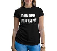 B&S Boutique The Dunder Mifflin The Office Women's Black T-Shirt Size S