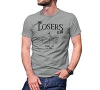 B&S Boutique The Losers Klub King Stephen It Pennywise Men's Grey T-Shirt Size L