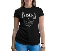 B&S Boutique The Losers Klub King Stephen It Pennywise Women's Black T-Shirt Size S