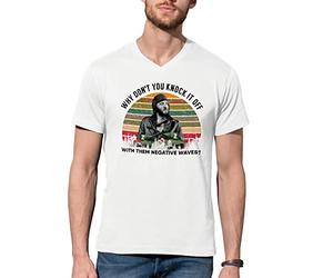 B&S Boutique why Don't You Knock it Off Men's V-Neck Shirt