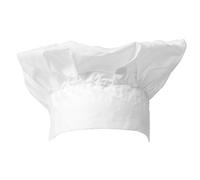B&S Trendz White Kitchen Hat Chef for Fancy Dress Party Cooking Accessory