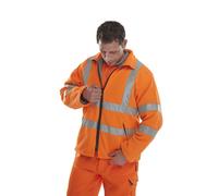 B Seen Carnoustie High Visibility Reflective Fleece Jacket Colour Choice S-5XL