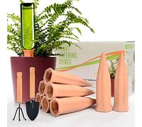 B SEPOR Automatic Plant Waterer Terracotta Self Watering Spikes Drippers Irrigation System for Vacation or Holiday (8Pack)