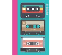 B-sides: 90s Nostalgia Cassette Tape Design Lined Vintage Notebook