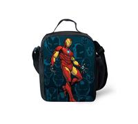 (B) Spiderman Insulated Lunch Bag Kids Thermal Food Bag