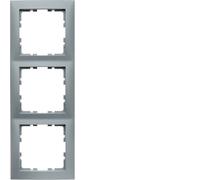 Berker B.Square Triple Frame Aluminum 5310138994