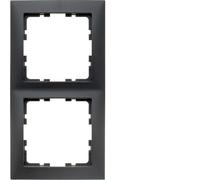 Berker B.Square Double Frame Charcoal Matte 5310128996