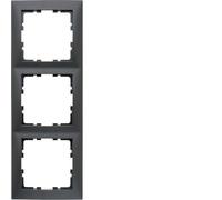 Berker B.Square Triple Frame Charcoal 5310138996
