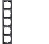 Berker B. Square Five Frame Charcoal 5310158996