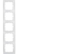 Berker B. Square Five Frame White 5310158989