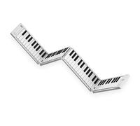 Carry-on 88 Key White Portable Folding Digital Piano by Blackstar USB MIDI Controller with Rechargeable Battery