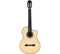 (B-Stock) Cordoba GK Pro Negra Electro-Acoustic Classical Guitar with Case