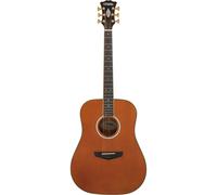 (B-Stock) D'Angelico Excel Lexington Dreadnought E Vintage Natural Electro-Acoustic Guitar with Gig Bag
