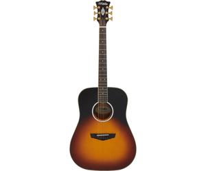(B-Stock) D'Angelico Excel Lexington Dreadnought E Vintage Sunset Electro-Acoustic Guitar with Gig Bag