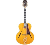 (B-Stock) D'Angelico Excel Style B Amber Semi-Acoustic Guitar with Deluxe Hardshell Case