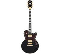 (B-Stock) Deluxe Atlantic Solid Black Electric Guitar