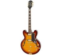 (B-Stock) Epiphone Sheraton Figured Iced Tea Semi-Hollow Electric Guitar with Premium Gig Bag