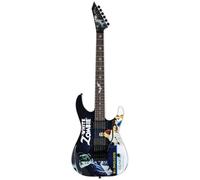 (B-Stock) ESP LTD KH-WZ Black Kirk Hammett White Zombie Signature Electric Guitar