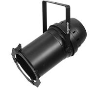 Eurolite LED PAR-64 COB 3000K 100W with zoom and dimmer function, black, with COB LED 100 Watt warm white for video production