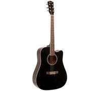 (B-Stock) Fazley W40-BK Acoustic Guitar (Black)