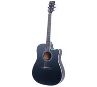 (B-Stock) Fazley W70-DMBK ColourTune Dreadnought Acoustic Guitar (Matte Black)