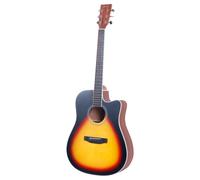 (B-Stock) Fazley W70-DMSB ColourTune Dreadnought Acoustic Guitar (Matte Sunburst)