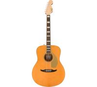 (B-Stock) Fender Palomino Vintage Aged Natural OV Gold Pickguard Electro-Acoustic Guitar with Case