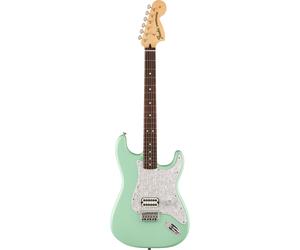 (B-Stock) Fender Tom DeLonge Stratocaster RW Surf Green Electric Guitar with Deluxe Gig Bag