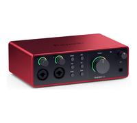 Focusrite Scarlett 4i4 4th Gen USB Audio Interface, for Musicians, Songwriters, Guitarists, Content Creators - High-Fidelity, Studio Quality Recording, and All the Software You Need to Record
