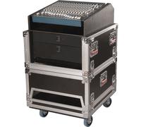 (B-Stock) Gator Cases G-TOUR-GRC-1406 Polythene 14U - 6U Combi Mixer Flight Case