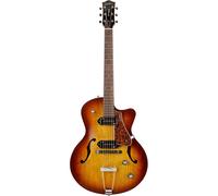 (B-Stock) Godin 5th Avenue Cutaway KingPin II P90 CW Cognac Burst Semi-Acoustic Guitar