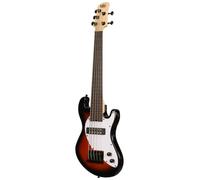 (B-Stock) Kala Solid Body 5-String Fretless U-Bass Tobacco Burst with Gig Bag