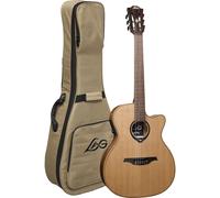 (B-Stock) LAG Guitars HyVibe 10 HV10-N-ACE E/A classical guitar with built-in multi-effect