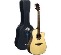 (B-Stock) LAG Guitars Tramontane HyVibe 20 THV20DCE Glossy Electro-Acoustic Guitar with Multi-Effects and Bluetooth
