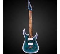 (B-Stock) Legator N7FOD Ninja 7 Overdrive Arctic Blue multi-scale 7-string electric guitar with deluxe gig bag