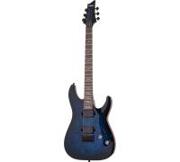 Schecter Omen Elite-6 See-Thru Blue Burst