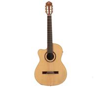 (B-Stock) Ortega Feel Series RCE138SN-L Electro-Acoustic Classical Guitar with Gig Bag (Left-Handed)