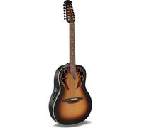 (B-Stock) Ovation 1758-1-G Pro Series Elite Deep 12-String Non Cutaway Sunburst 12-string electric-acoustic western guitar