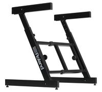 Roland KS-11Z Keyboard Stand | Heavy-Duty Z-Stand with Wide Adjustment Range for 88-Note Stage Pianos & Other Keyboards | Foldable Padded Support Arms | Easy Transport & Storage