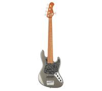 (B-Stock) Sadowsky MetroExpress Hybrid P/J Bass Morado Solid Silver Metallic High Polish 5-string bass guitar