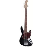 (B-Stock) Sadowsky MetroExpress Vintage J/J Bass Morado Solid Black High Polish 5-String Bass Guitar