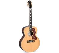 (B-Stock) Sigma Guitars SGJR-SG200 SG Series All Solid SG Series All Solid Electro-Acoustic Guitar with Soft Case